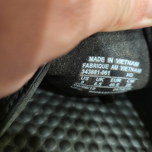 Nike Benassi womens black pink slides size 9 - Picture 6 of 7